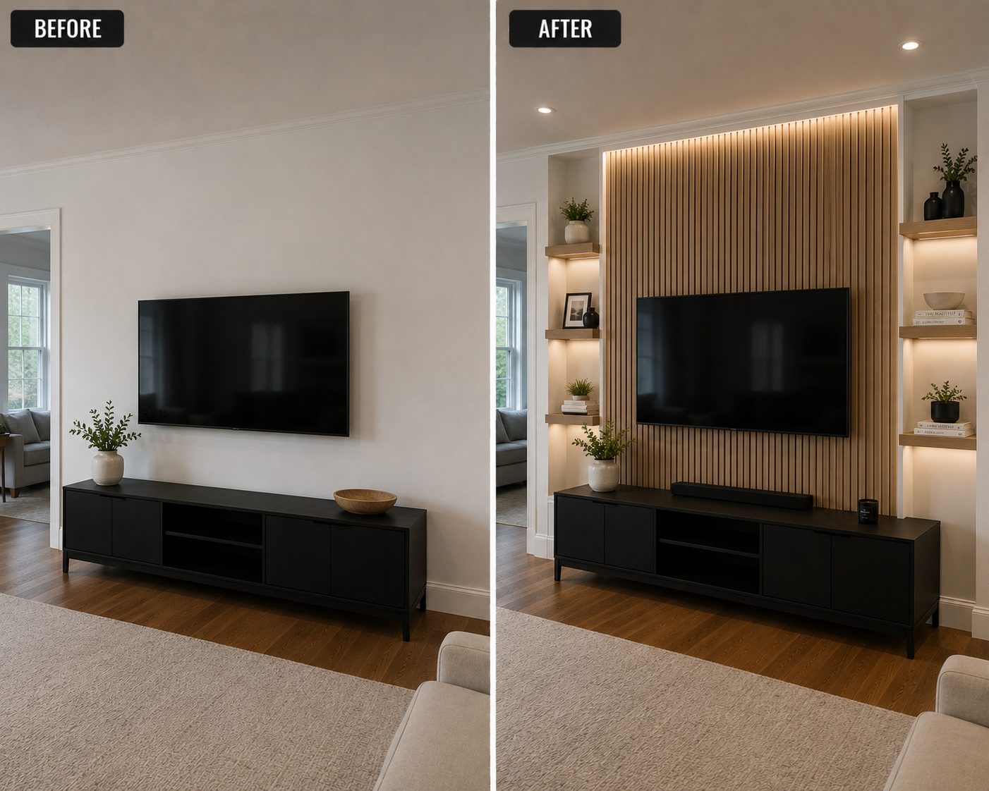 Custom Media Wall