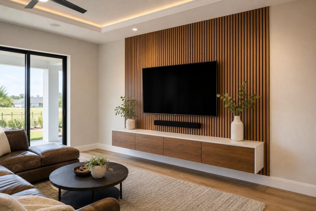 Custom Accent Wall Cost: What Changes the Price of Panels, Trim, and Media Walls